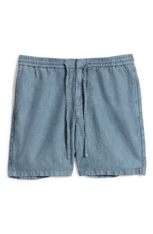 John Varvatos Daryl Drawstring Linen Blend Shorts