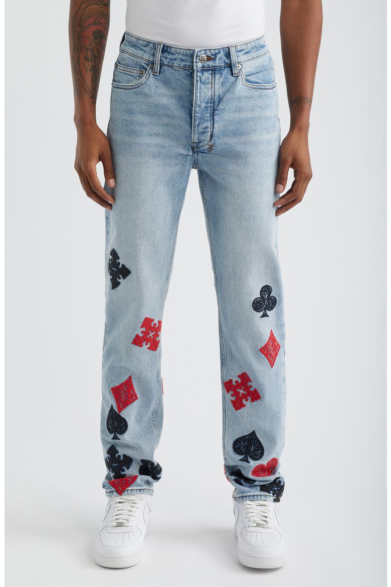 Chitch Duke Suit Straight Leg Jeans, Main, color, DENIM
