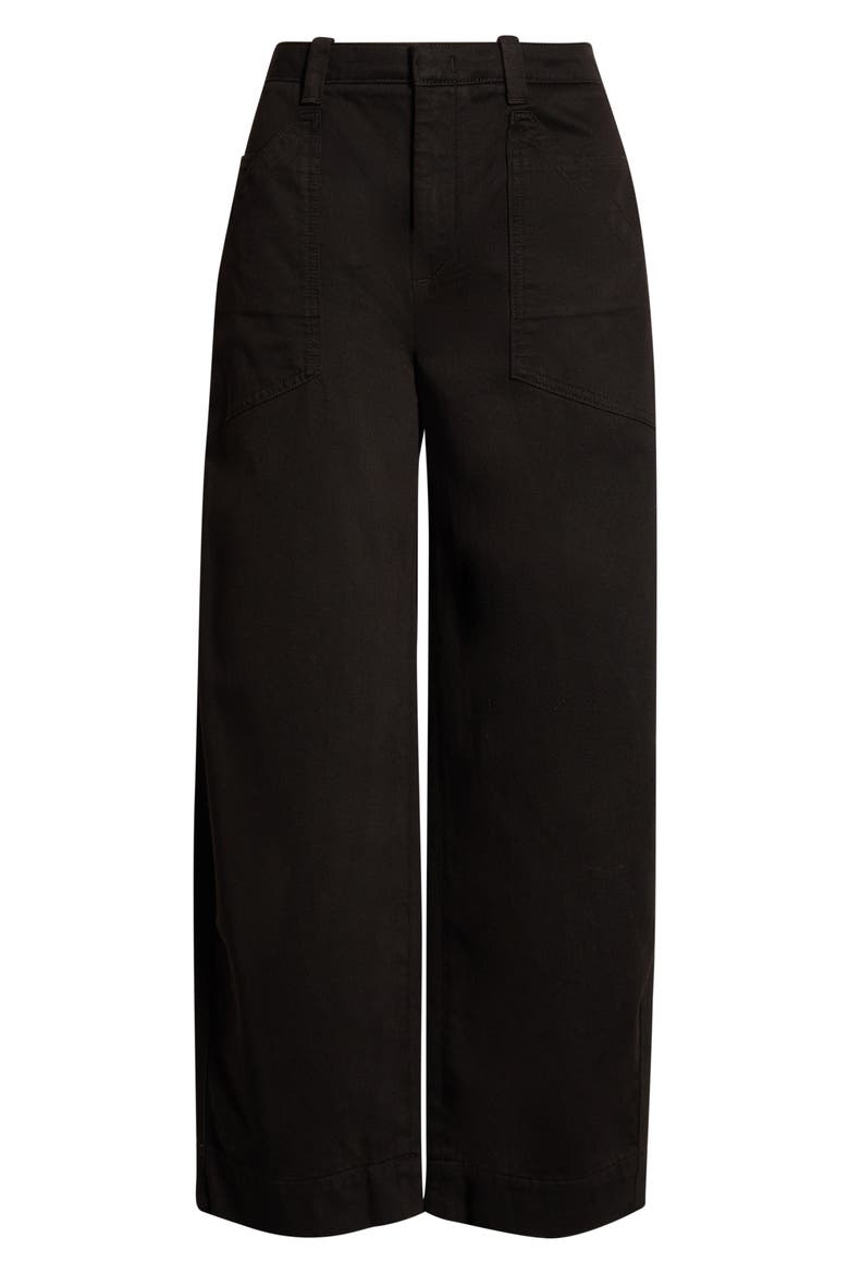 Washed Cotton Mid Rise Utility Pants, Alternate, color, CINDERWOOD