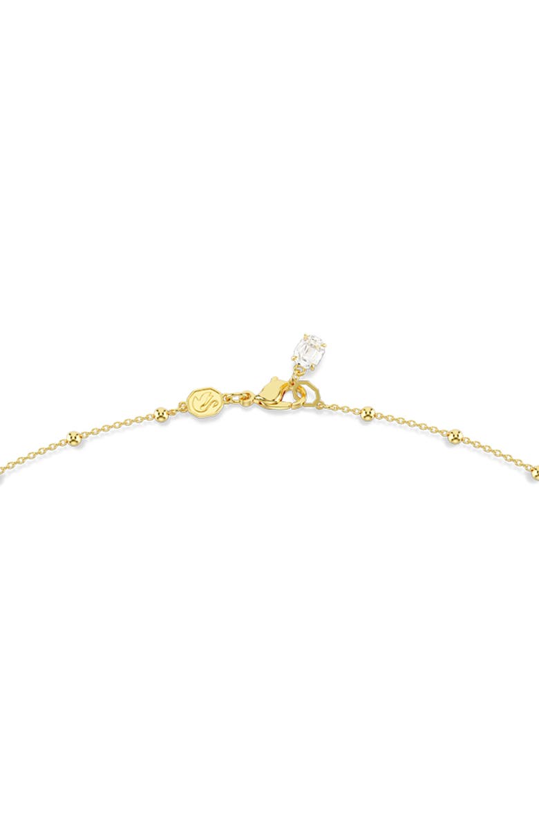Swarovski Imber Long Crystal Station Necklace, Alternate, color, Gold