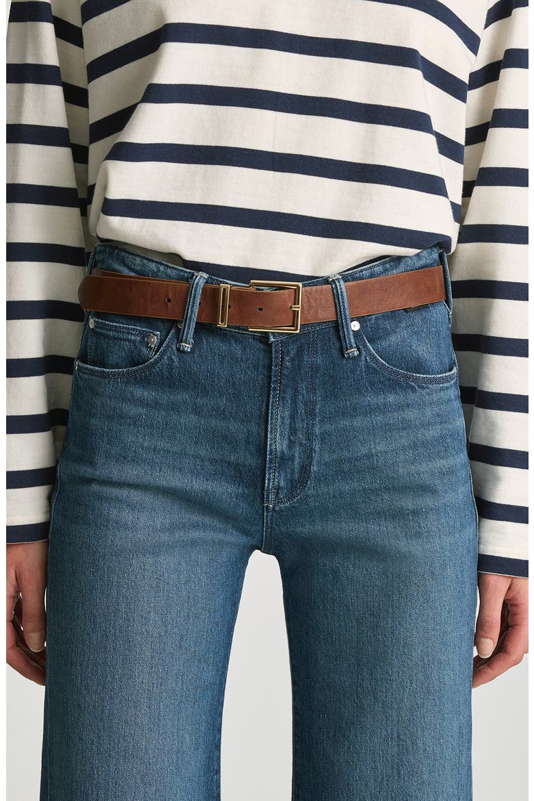 Grace Mid Rise Flare Jeans, Alternate, color, DARK BRUSHED CLASSIC BLUE