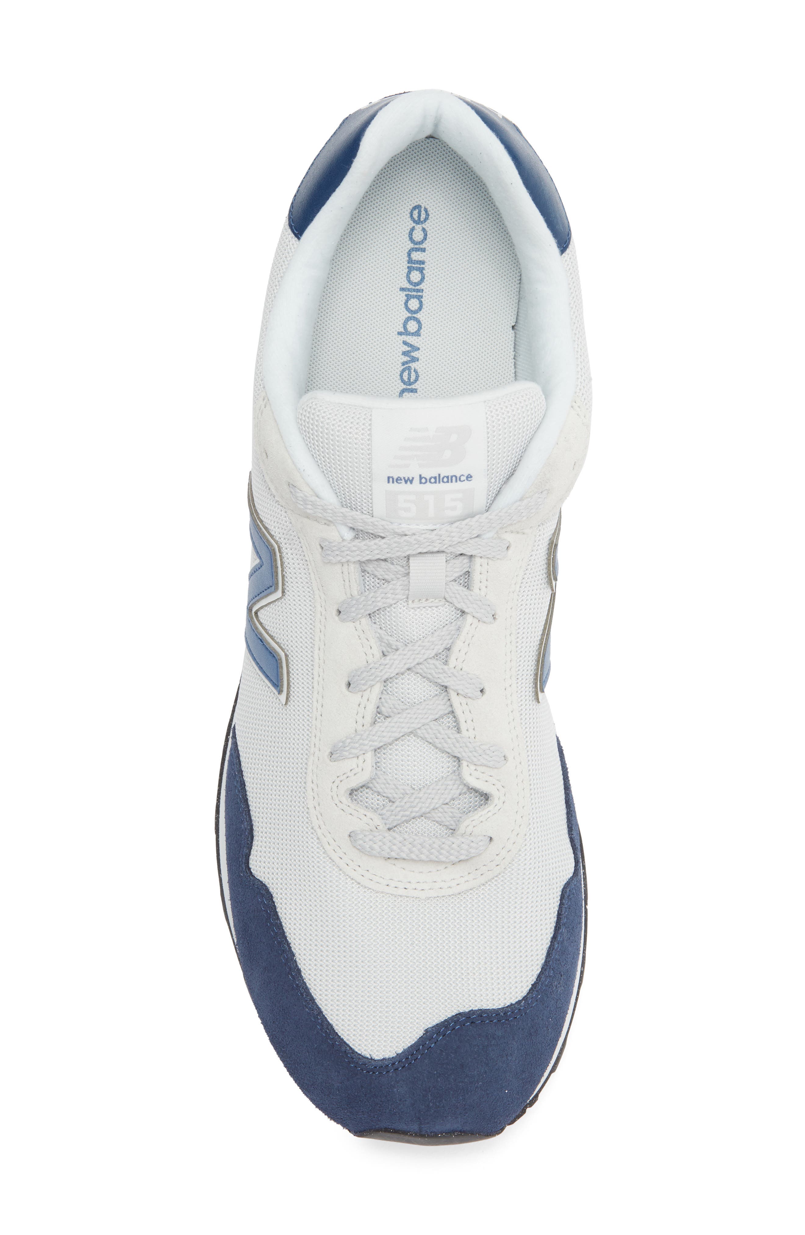 515 Sneaker, Alternate, color, GREY MATTER/ MAGIC BLUE