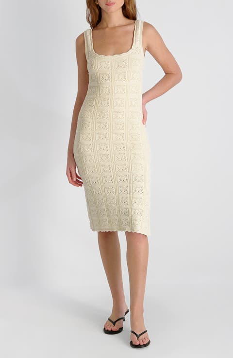 Nellis Stitch Sleeveless Body-Con Dress