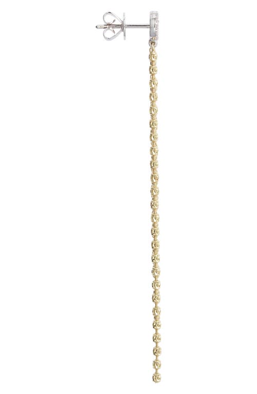 Meira T 14k Yellow & White Gold Diamond Fringe Drop Earrings In Gold