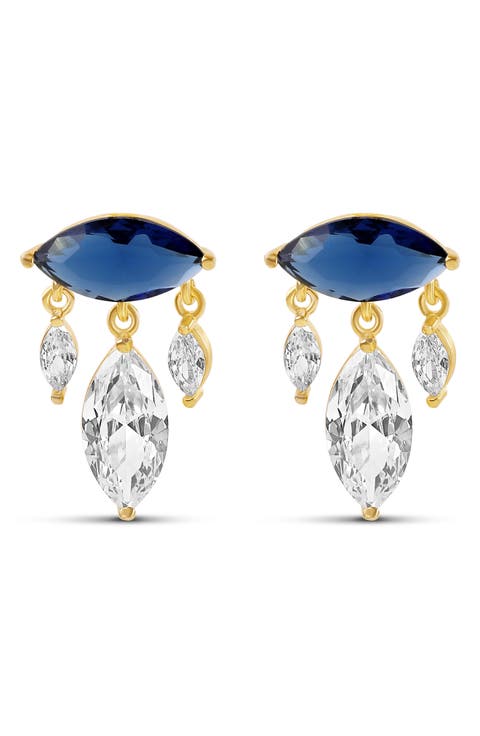 Marquise Chandelier Drop Earrings
