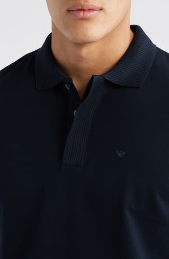 Embroidered Logo Trim Polo