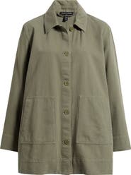 Eileen Fisher Organic Cotton Chore Jacket