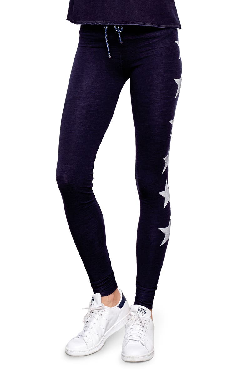 Sundry Side Stars Skinny Jogger Pants, Main, color, 