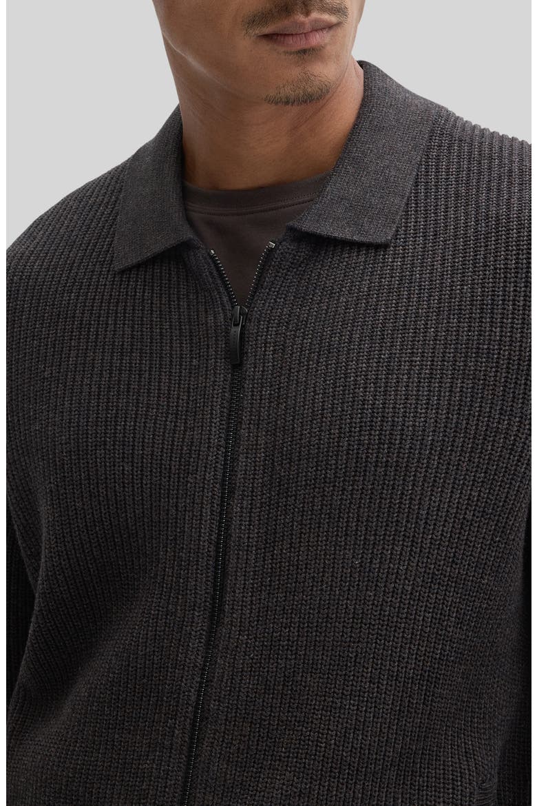 Gregorio Full Zip Cardigan Sweater, Alternate, color, ESPRESSO
