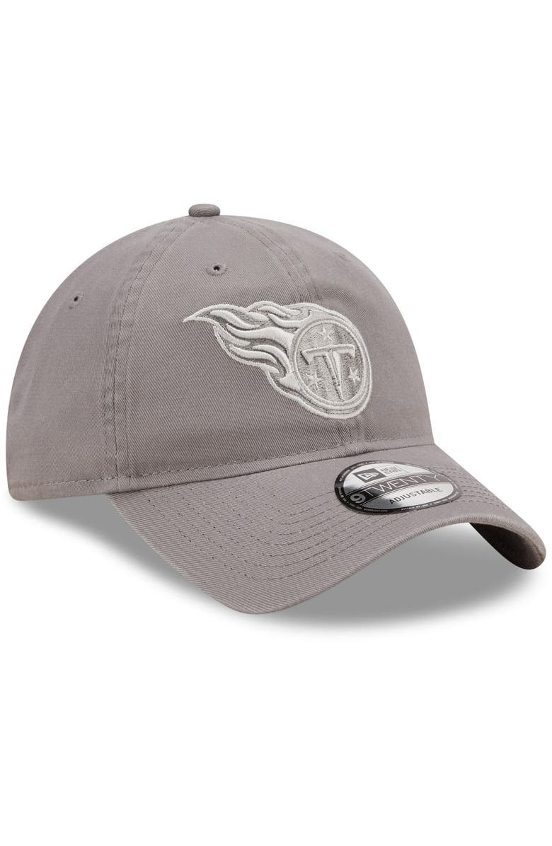New Era Men's New Era Gray Tennessee Titans Core Classic 2.0 9TWENTY Adjustable Hat, Alternate, color, 