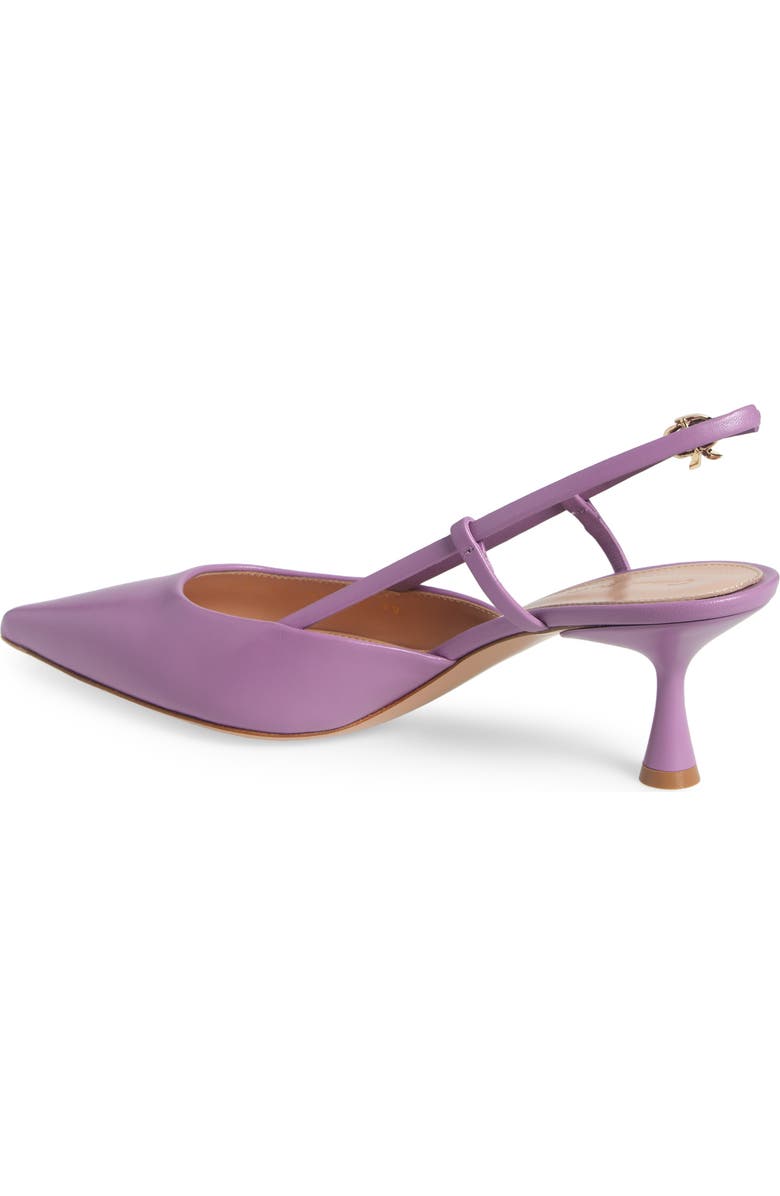 Gianvito Rossi Ascent Pointed Toe Kitten Heel Slingback Pump, Alternate, color,