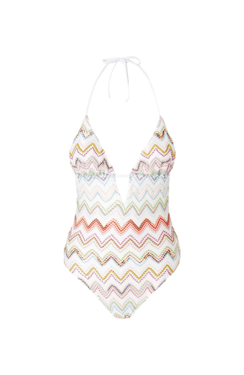 Missoni One-piece Swimsuit With Zig Zag Lamé 3d, Alternate, color, 