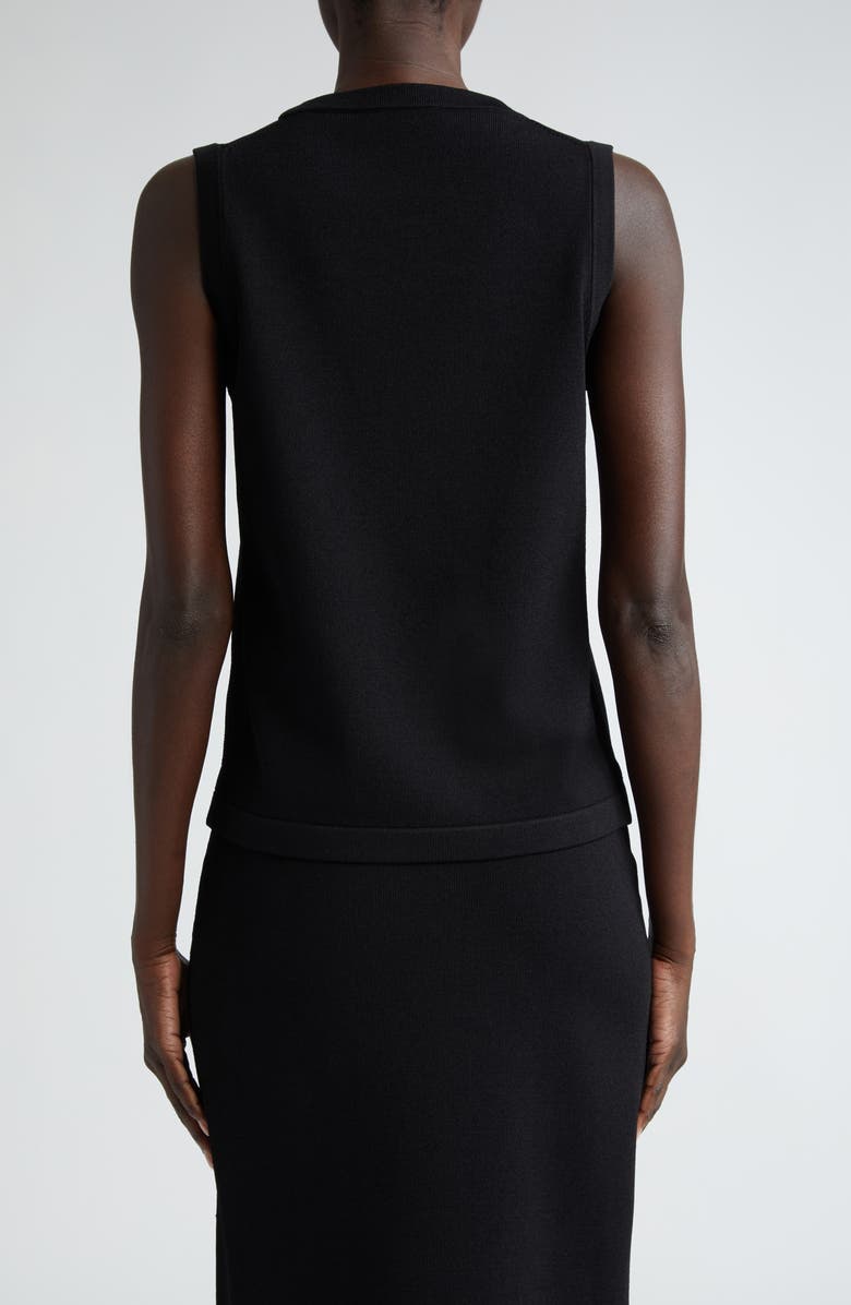 ST. JOHN Santiago Scoop Neck Sweater, Alternate, color, Black