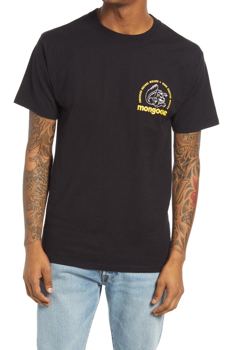 Mongoose Winners Choice Men's Graphic Tee, Main, color, BLACK