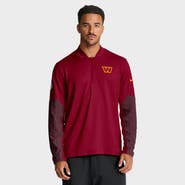 Nike Men's Nike Burgundy Washington Commanders Sideline Dri-FIT Half-Zip Pullover