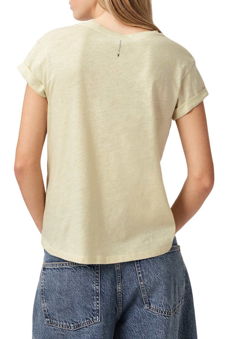 Anna Cotton T-Shirt, Alternate, color, HAZE GREEN