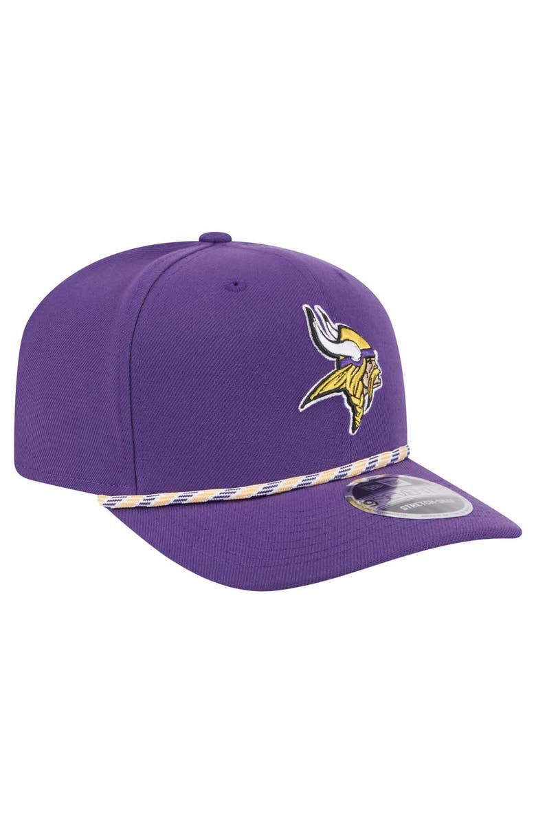 New Era Men's New Era Purple Minnesota Vikings Gameday Multi Rope 9SEVENTY Stretch-Snap Hat, Alternate, color, Purple