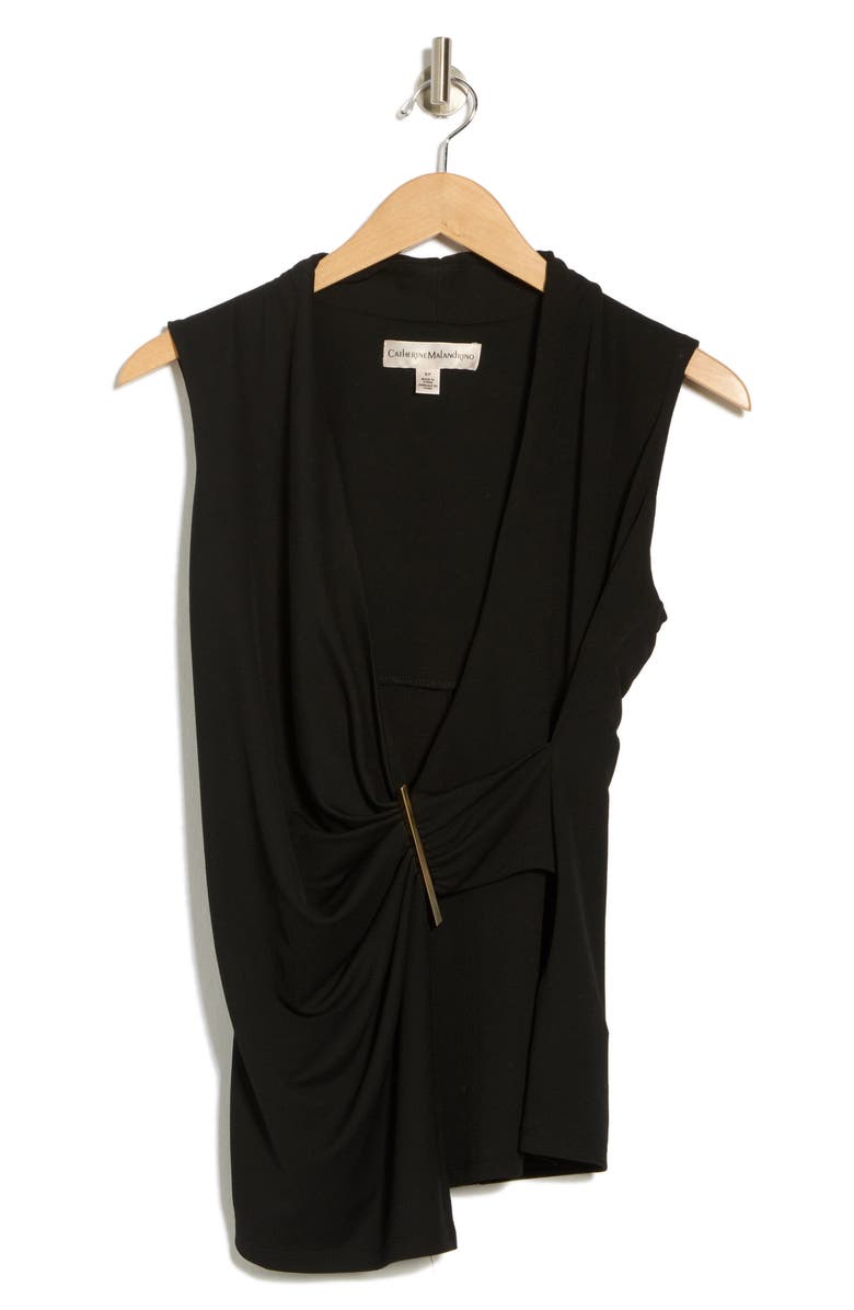 Catherine Malandrino V-Neck Sleeveless Top, Alternate, color, 