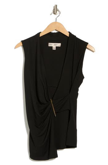 CATHERINE MALANDRINO CATHERINE MALANDRINO V-NECK SLEEVELESS TOP