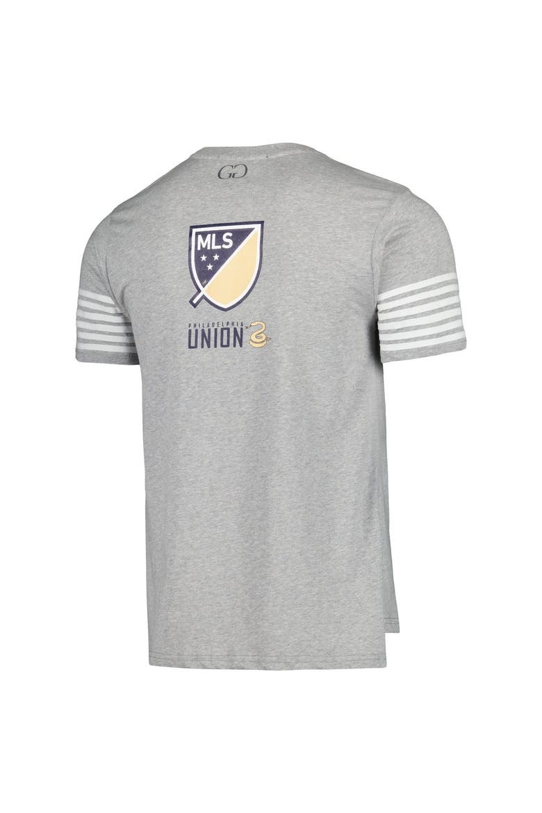 Men's Grungy Gentleman Heather Gray Philadelphia Union T-Shirt, Alternate, color, Heather Gray