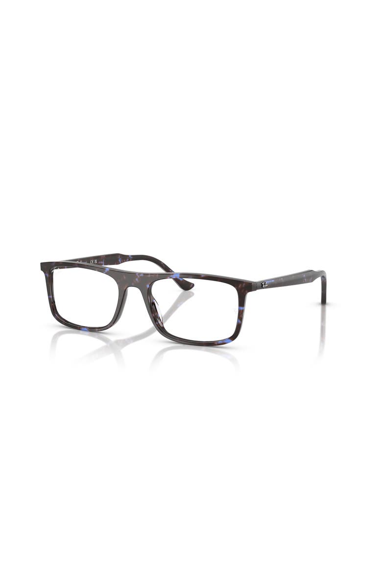 53mm Rectangle optical glasses, Main, color, Blue