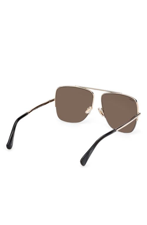 Max Mara 59mm Pilot Sunglasses