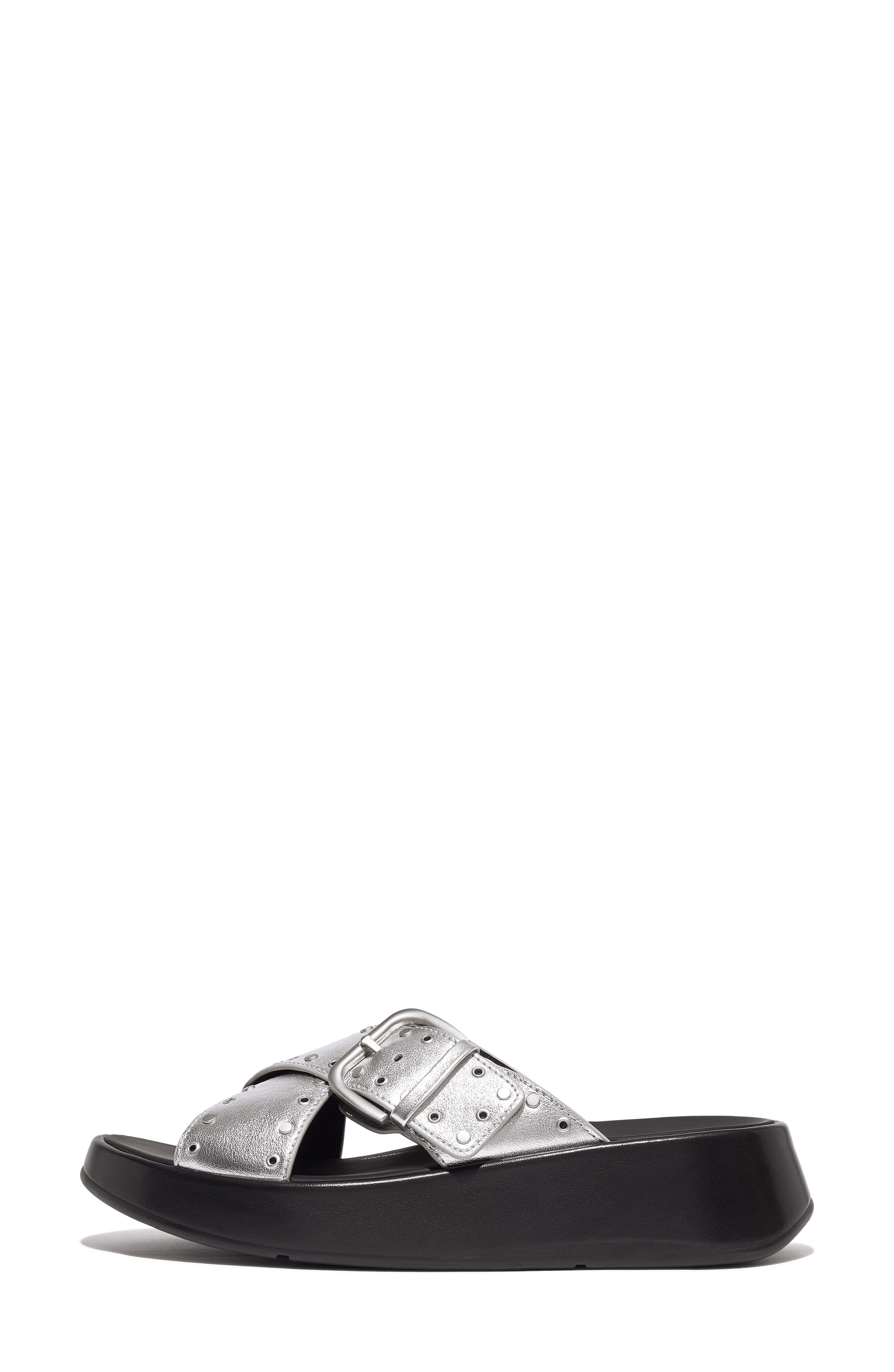 FitFlop F-Mode Platform Slide Sandal, Alternate, color, 