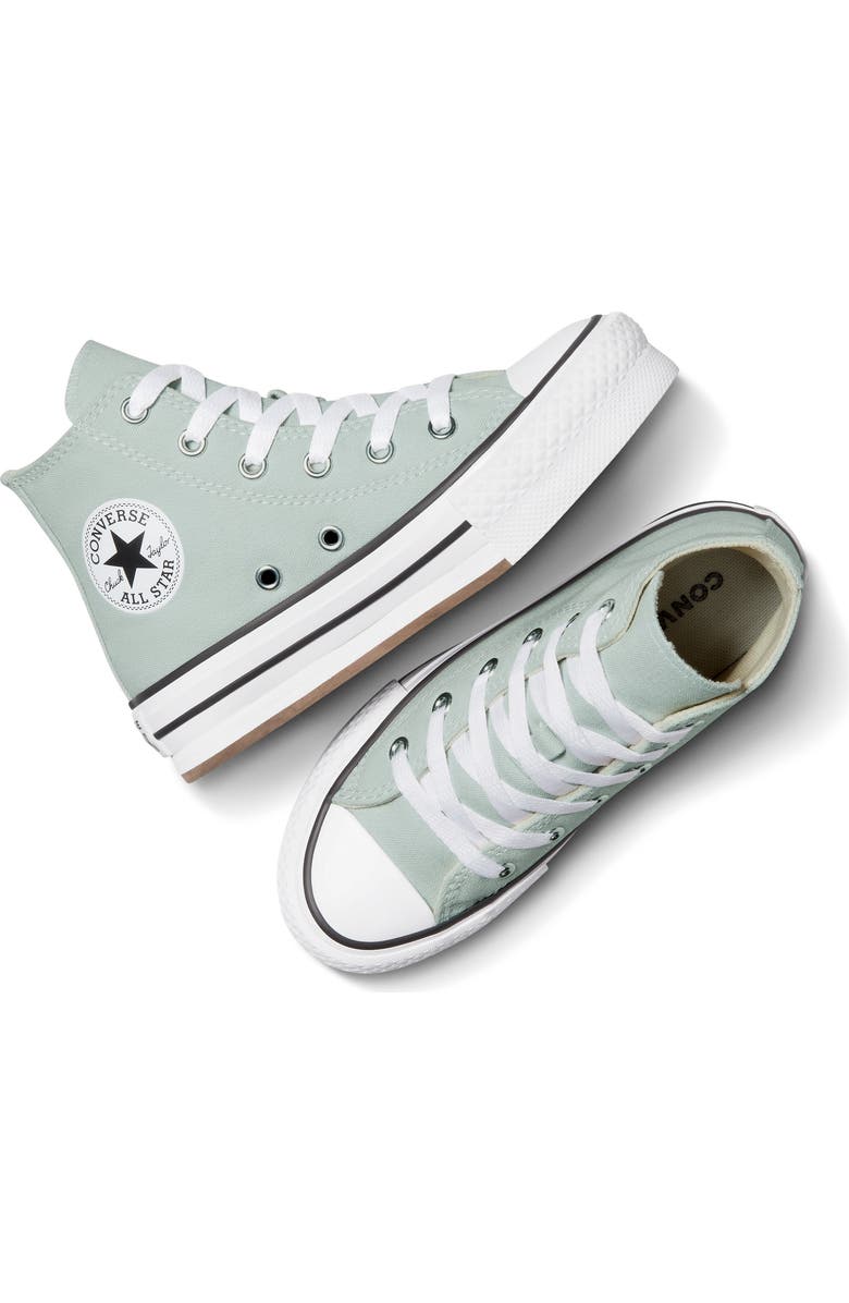 Converse Chuck Taylor<sup>®</sup> All Star<sup>®</sup> Lift High Top Sneaker, Alternate, color, Rainwashed Grey/ White