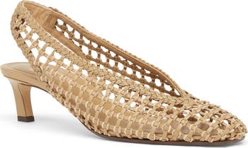 Fendi Woven Slingback Pump (Women) | Nordstrom