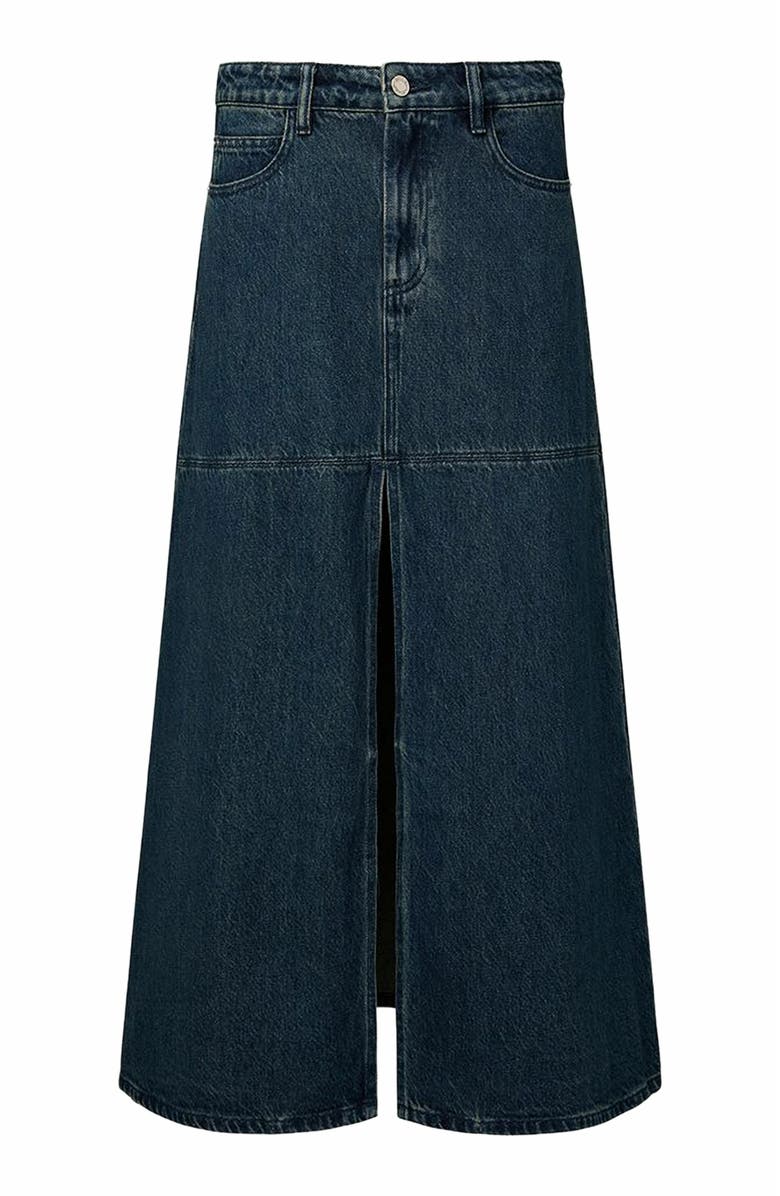WeWoreWhat Denim Maxi Skirt, Main, color,