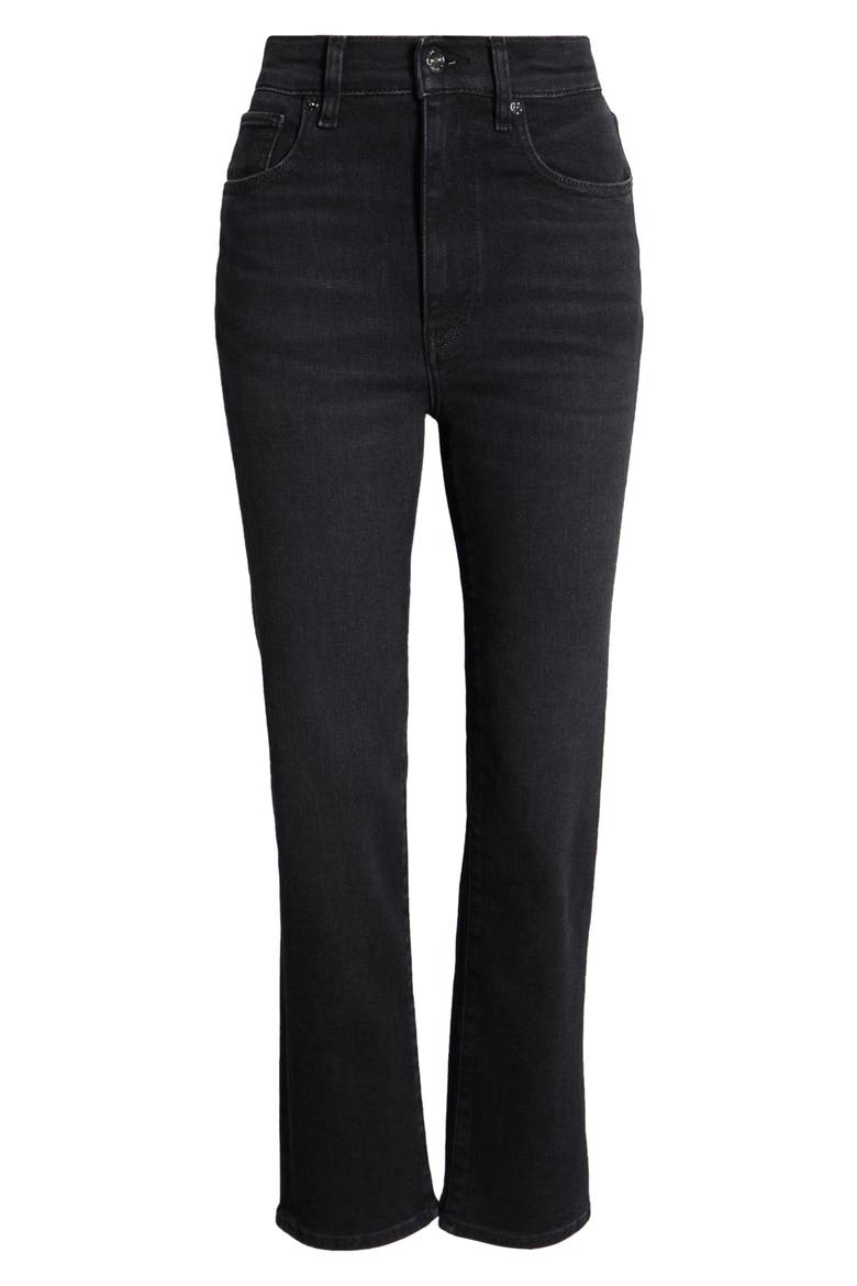 The Pencil Crop High Waist Ankle Slim Straight Leg Jeans, Alternate, color, ULTRA