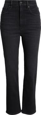 FRAME The Pencil Crop High Waist Ankle Slim Straight Leg Jeans