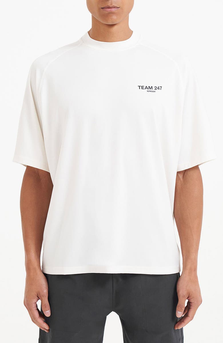 247 Team 247 Oversize Graphic T-Shirt, Main, color, Flat White
