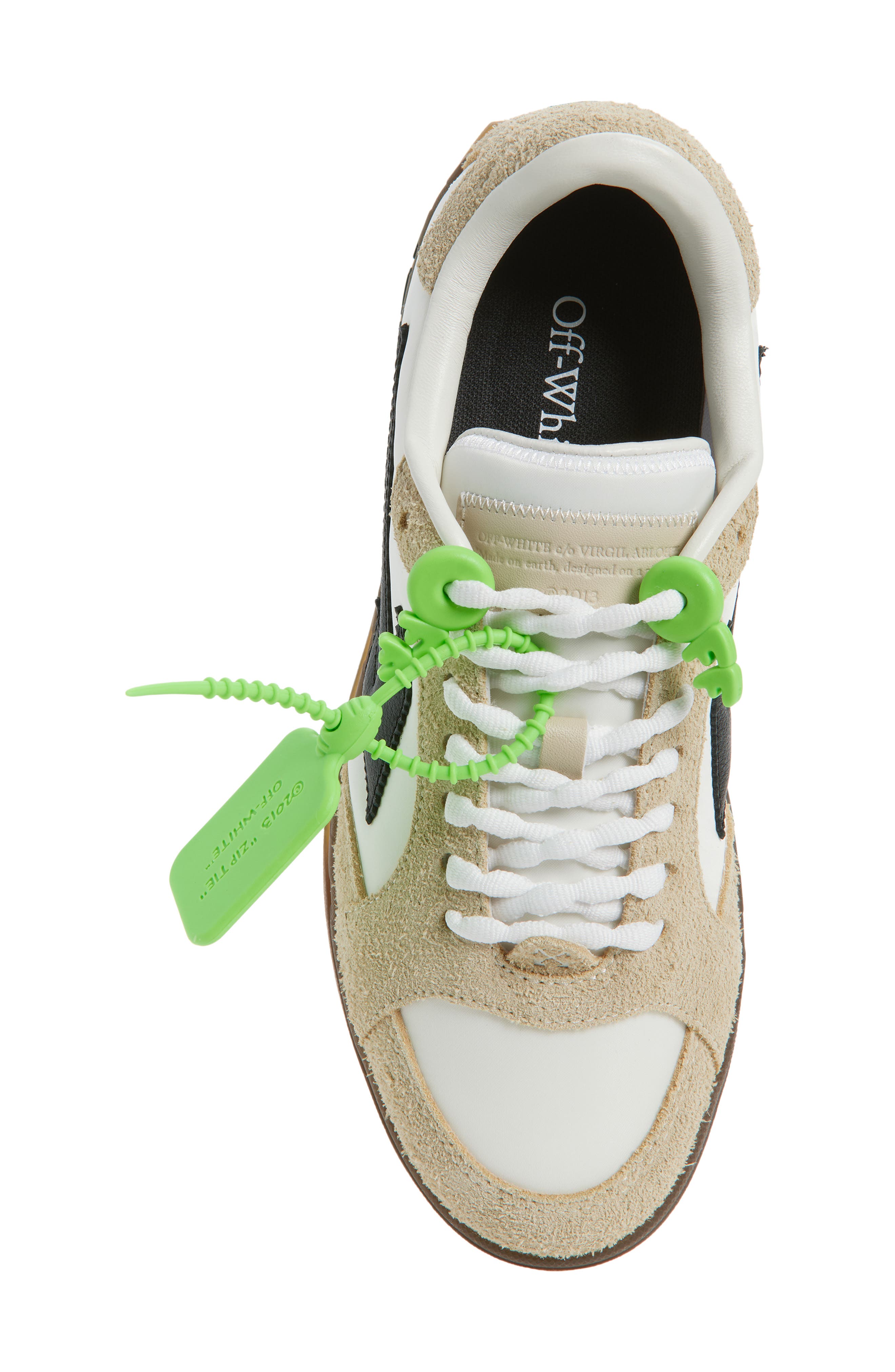 Off-White End of Play Sneaker, Alternate, color, White - Sand Beige