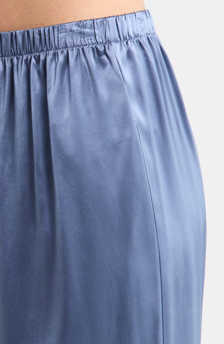 Reformation Ella Silk Pajamas, Alternate, color, Cornflower