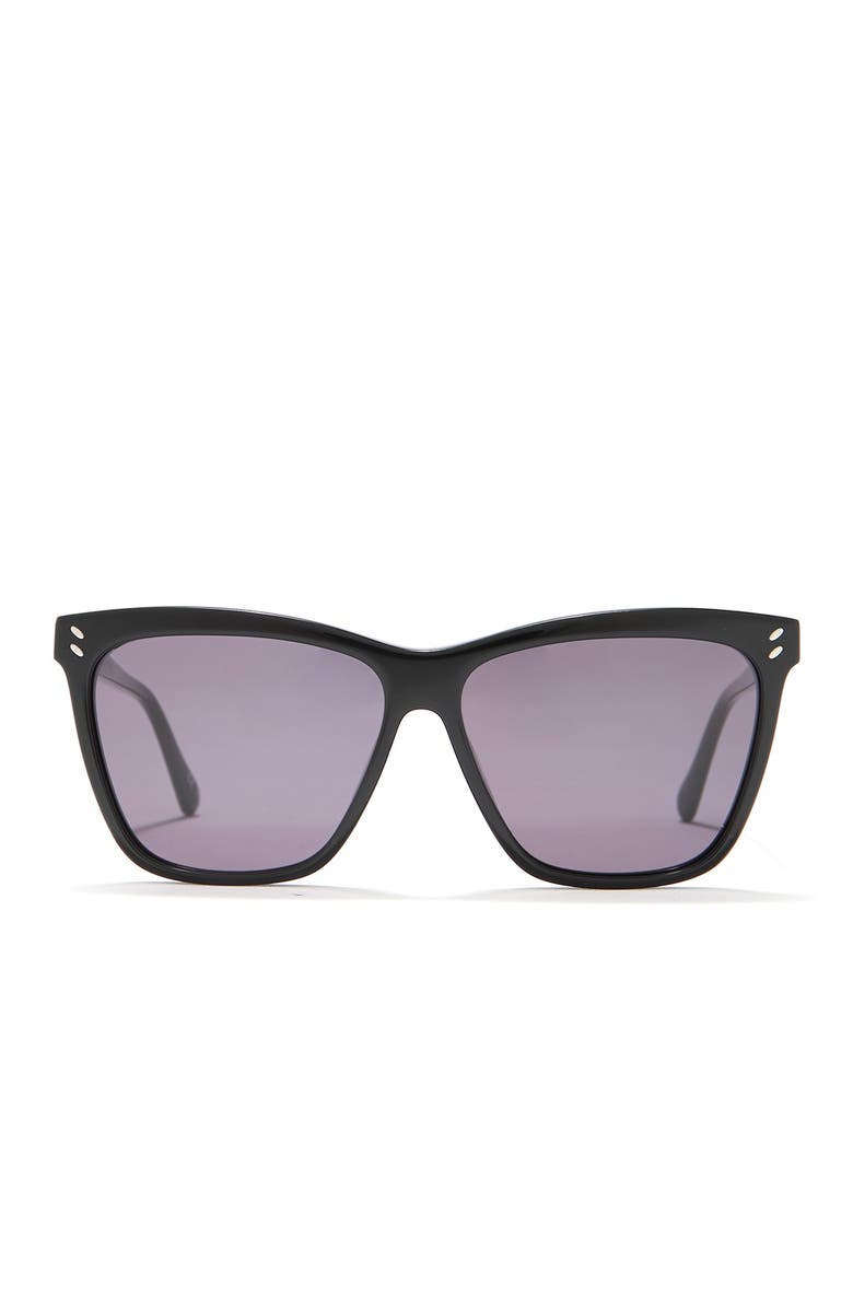 Stella McCartney 57mm Cat Eye Sunglasses, Alternate, color, 