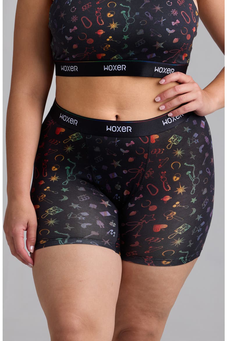 Baller High Rise Ultrasoft Boxer Briefs, Alternate, color, LUCKY CHARMS