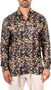 Maceoo Fibonacci Marthyr 0243 Contemporary Fit Button-Up Shirt