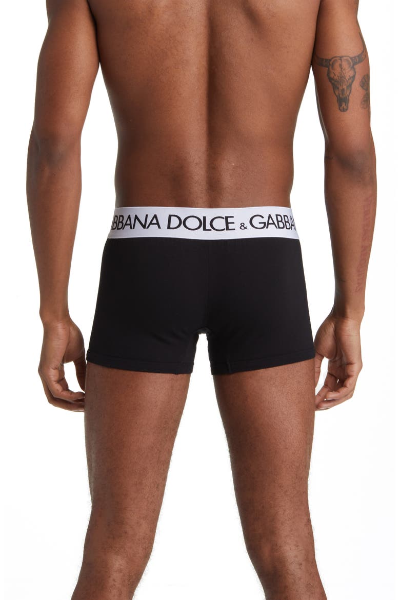 Cotton Stretch Jersey Boxer Briefs, Alternate, color, BLACK