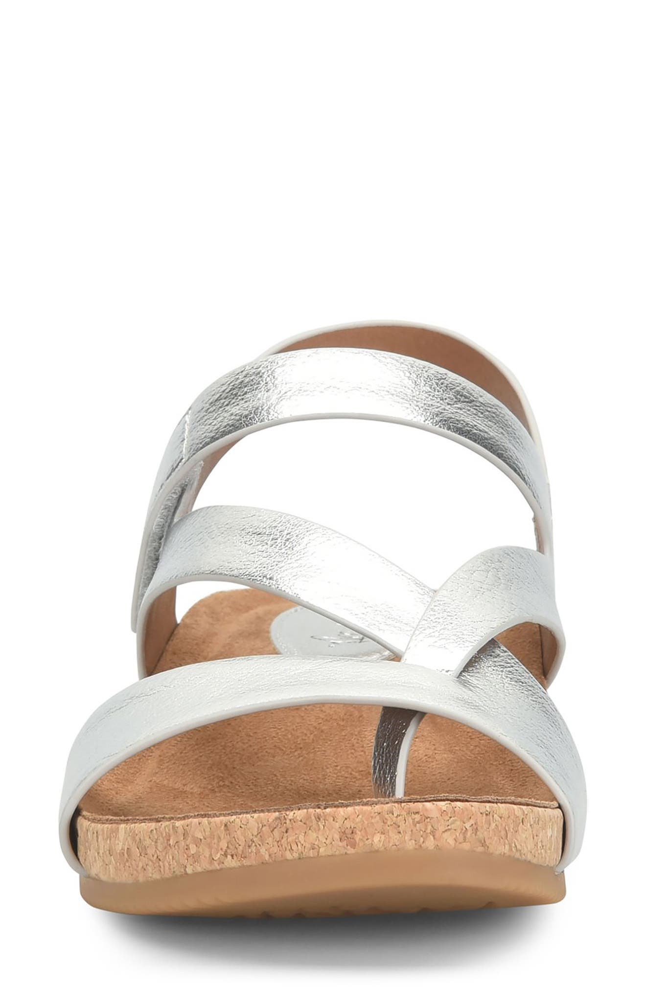 EUROSOFT Gannon Sandal, Alternate, color, Silver