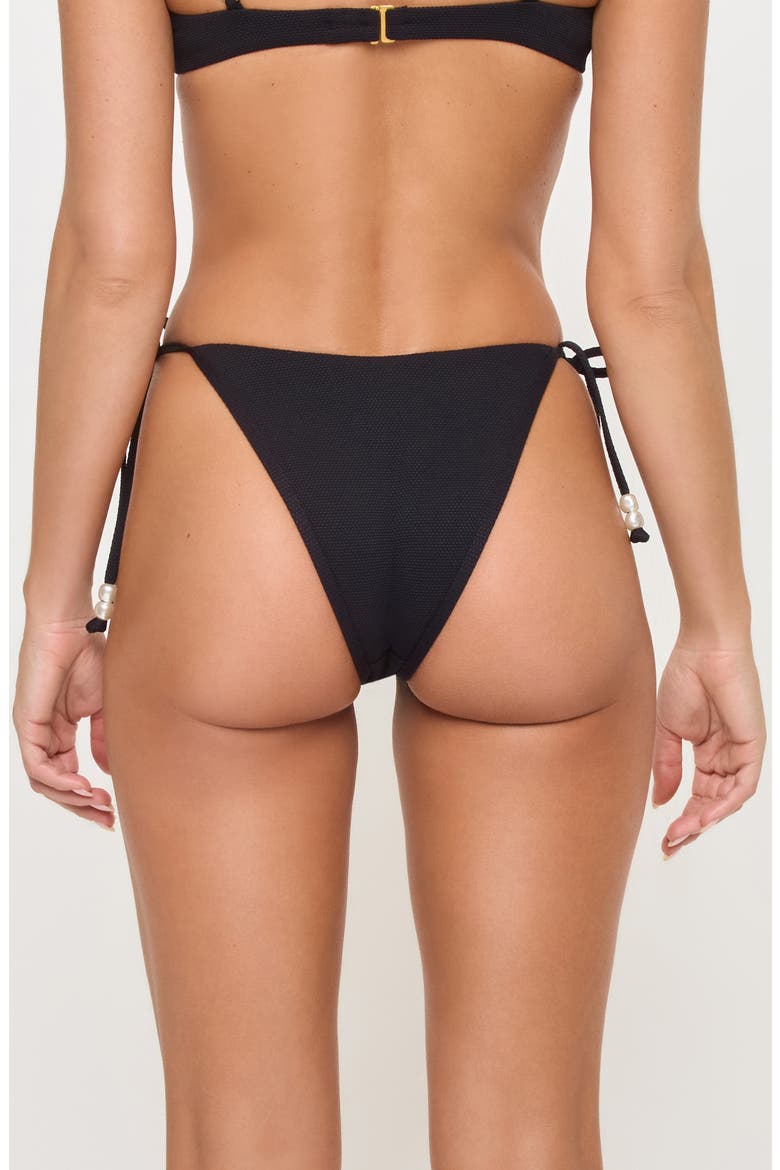 Lucia Bitsy Bikini Bottoms, Alternate, color, BLACK