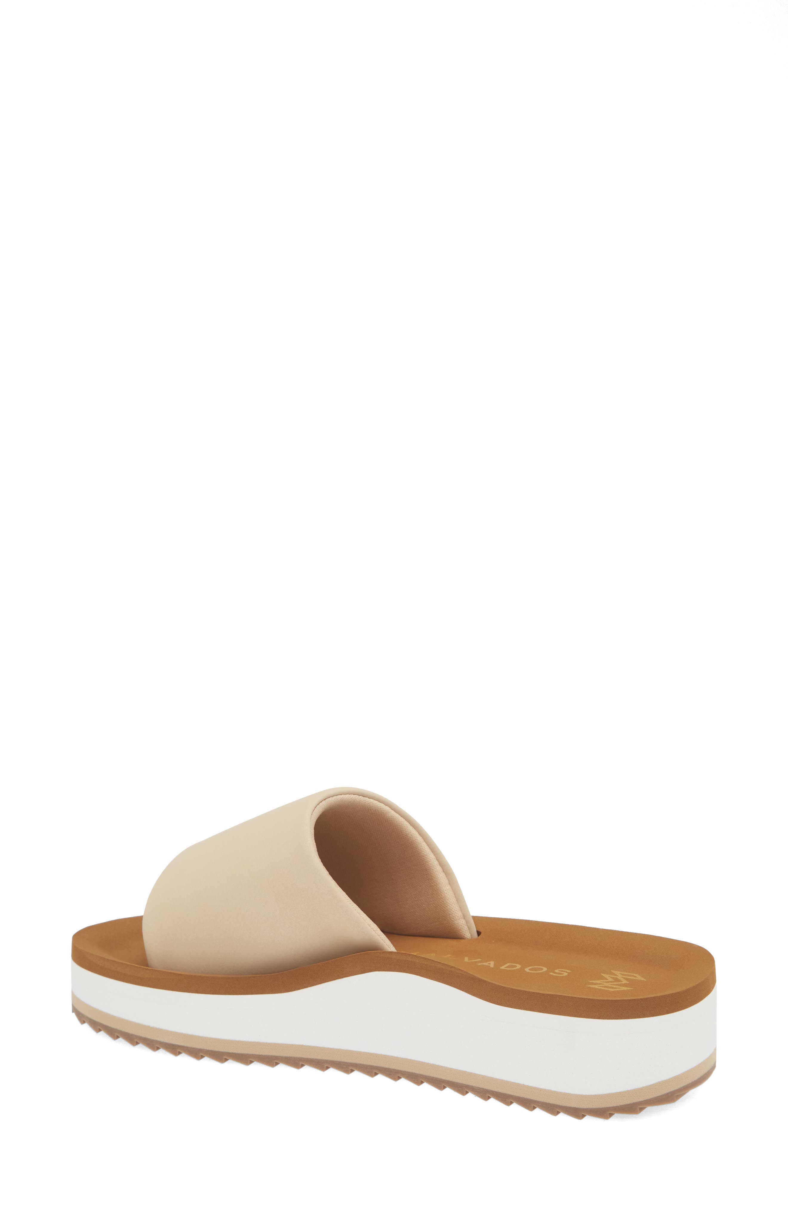 Gwen Platform Slide Sandal, Alternate, color, SAND