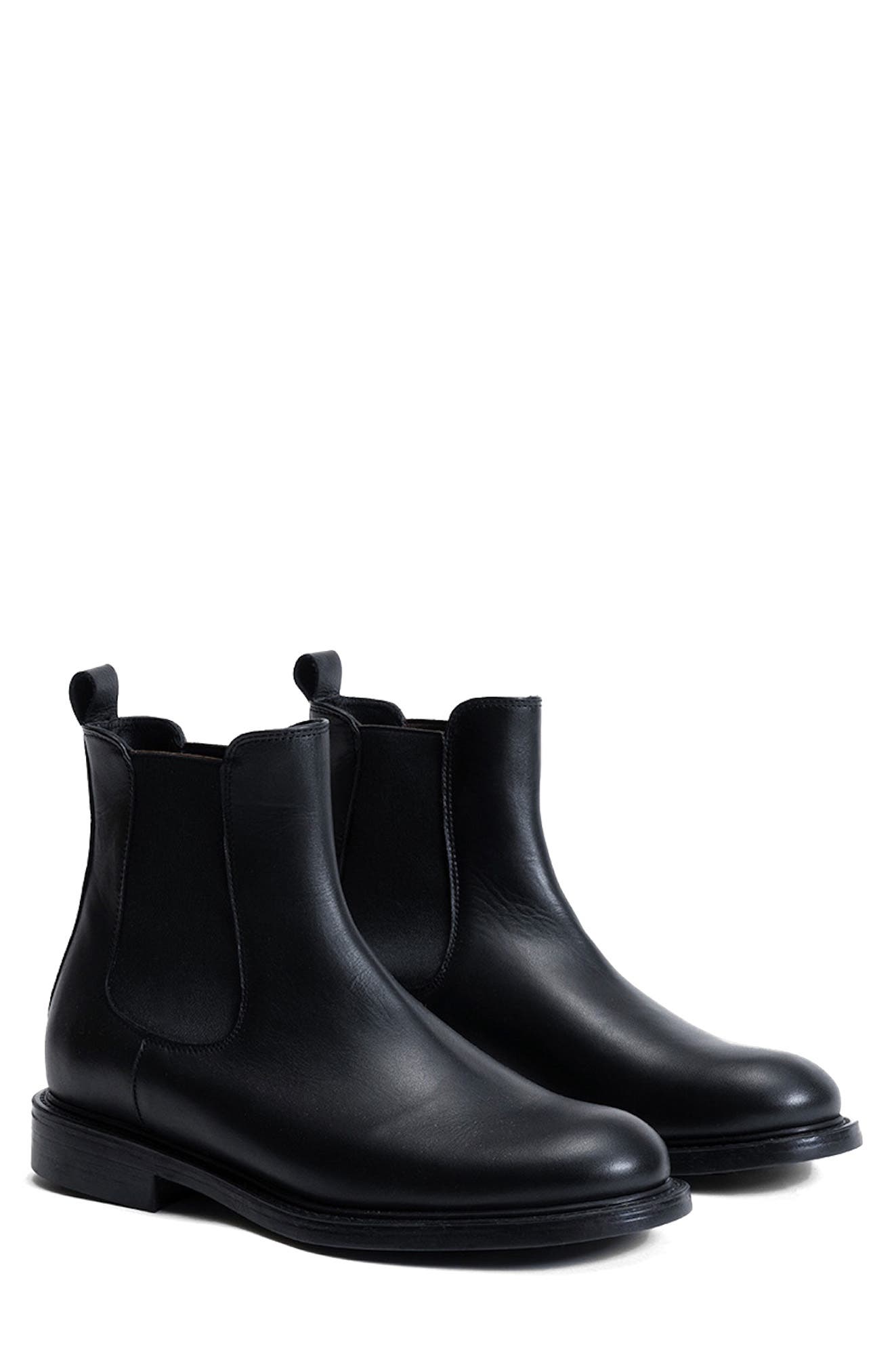 Robert Barakett Nolan Chelsea Boot, Main, color, Black