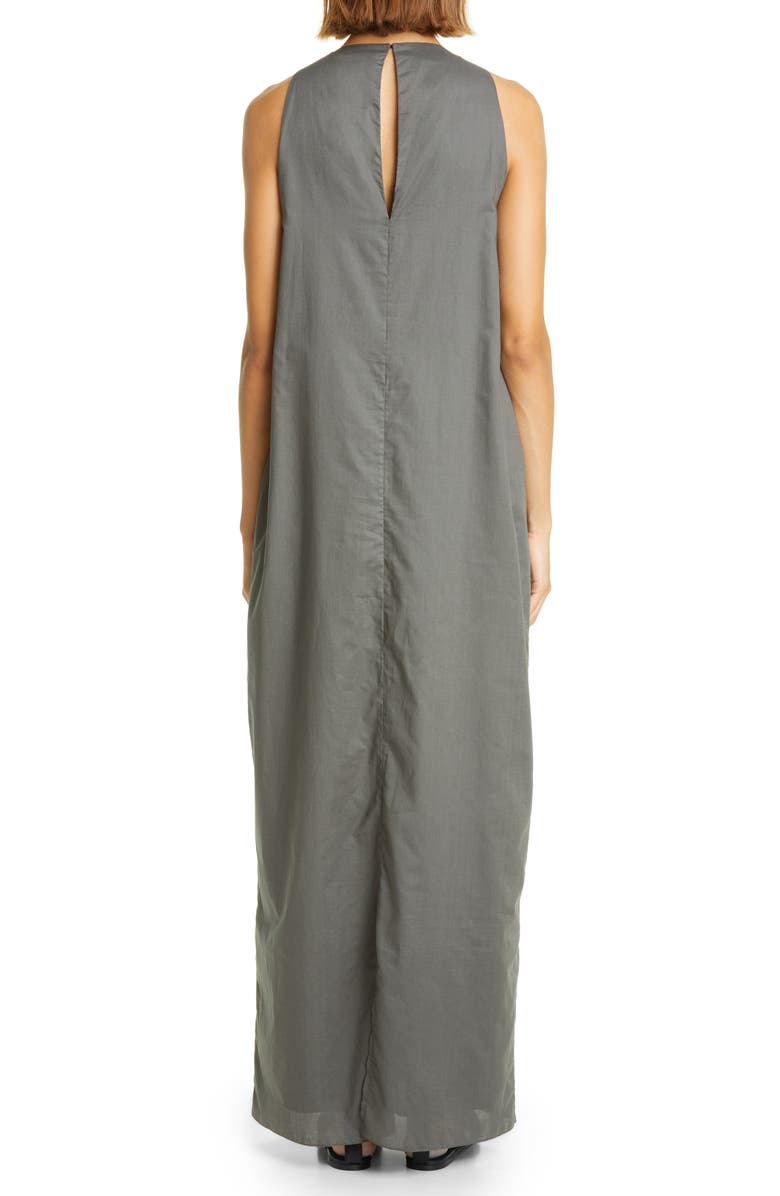 Fabiana Filippi Beaded Halter Neck Cotton Blend Maxi Dress, Alternate, color,