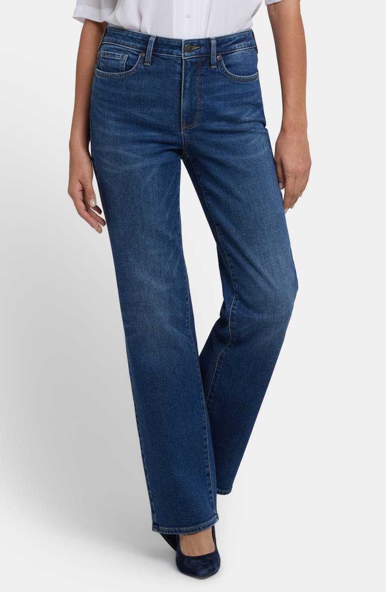 NYDJ Bailey Relaxed Straight Leg Jeans, Main, color, Dark Loire