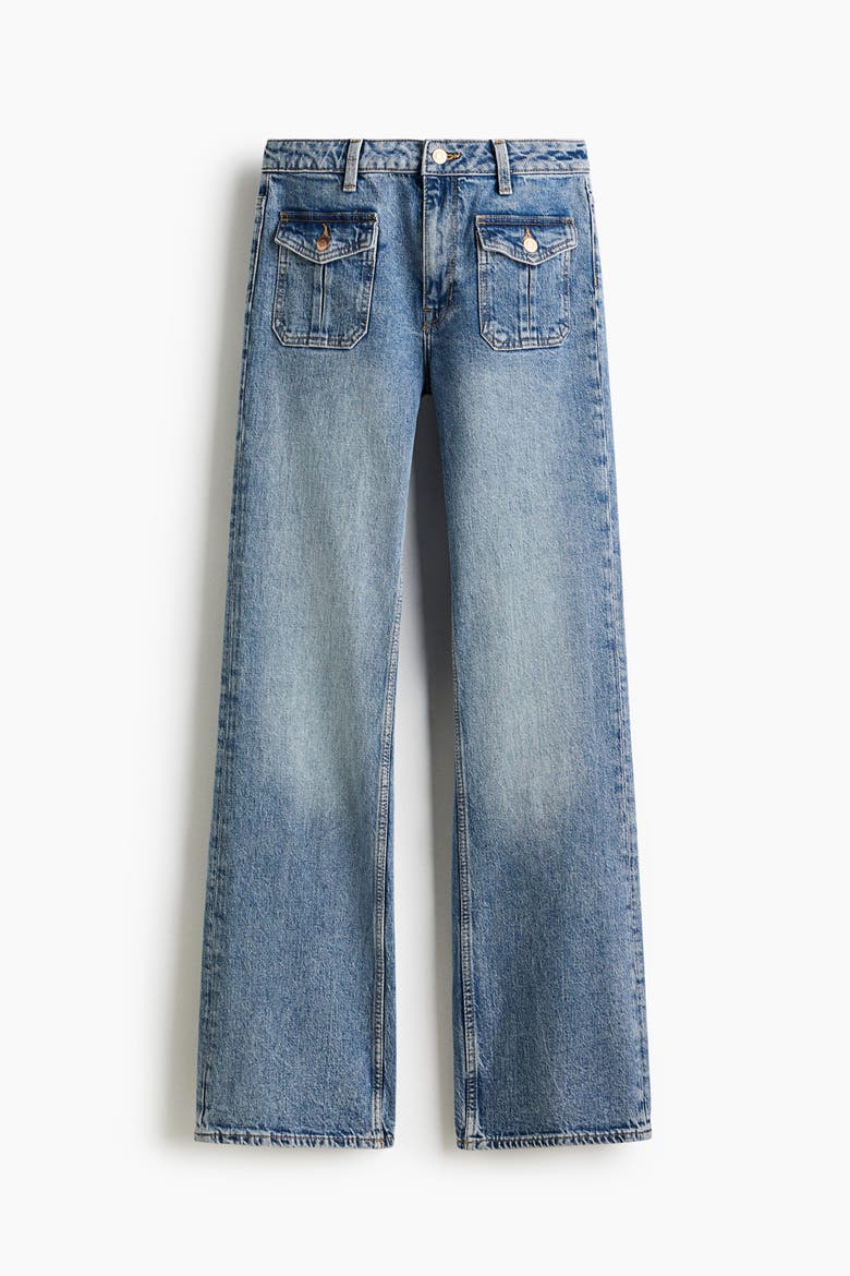 Flared High Jeans, Alternate, color, Denim blue