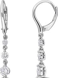 Julianna B. Lab-Grown Diamond Drop Earrings Sterling Silver