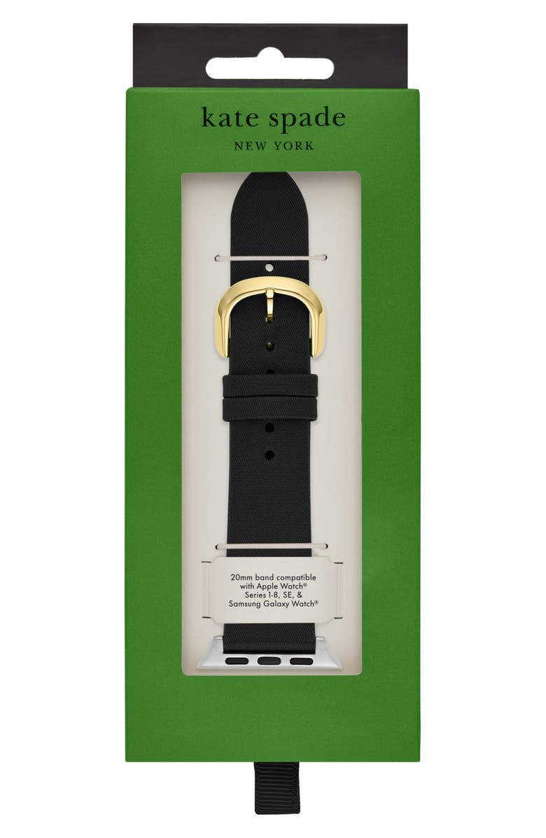 Kate Spade New York braided leather 20mm Apple Watch<sup>®</sup> watchband, Alternate, color, 