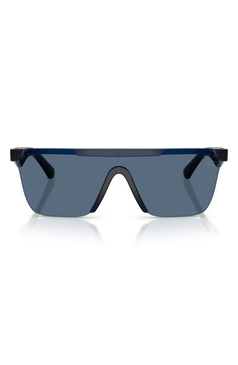 141mm Rectangular Shield Sunglasses