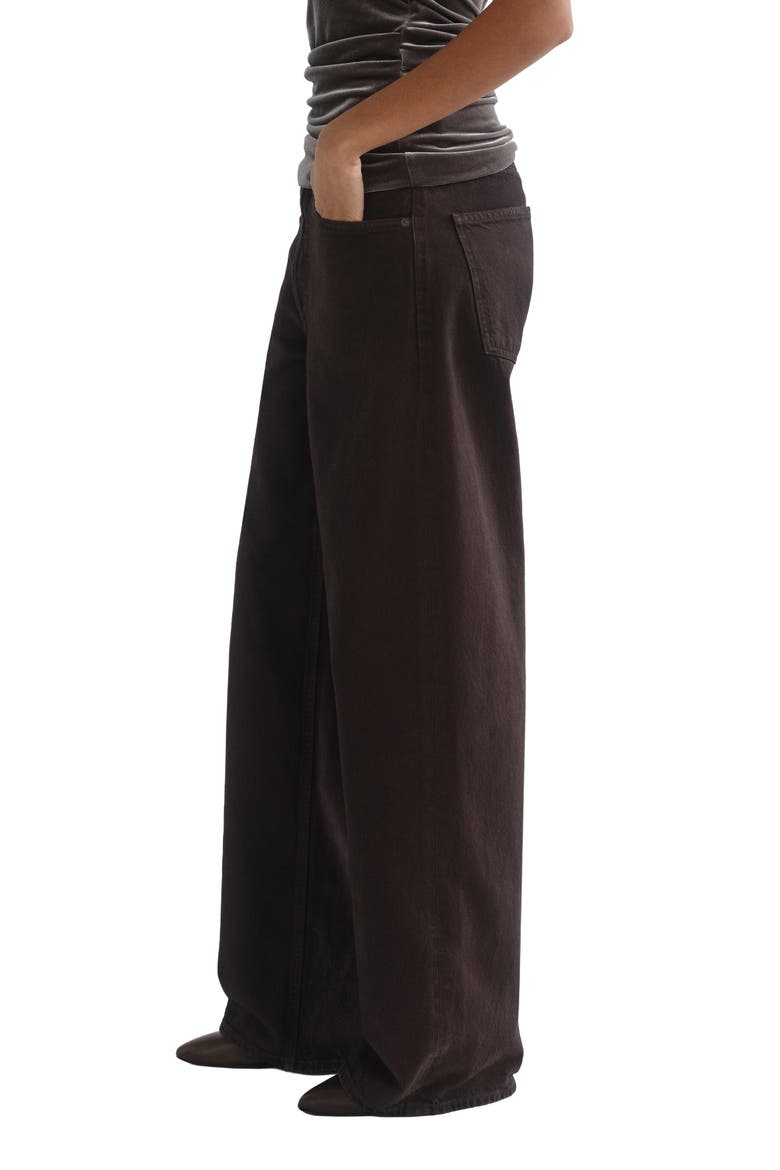 Arc Wide Leg Jeans, Alternate, color, DEEP ROAST